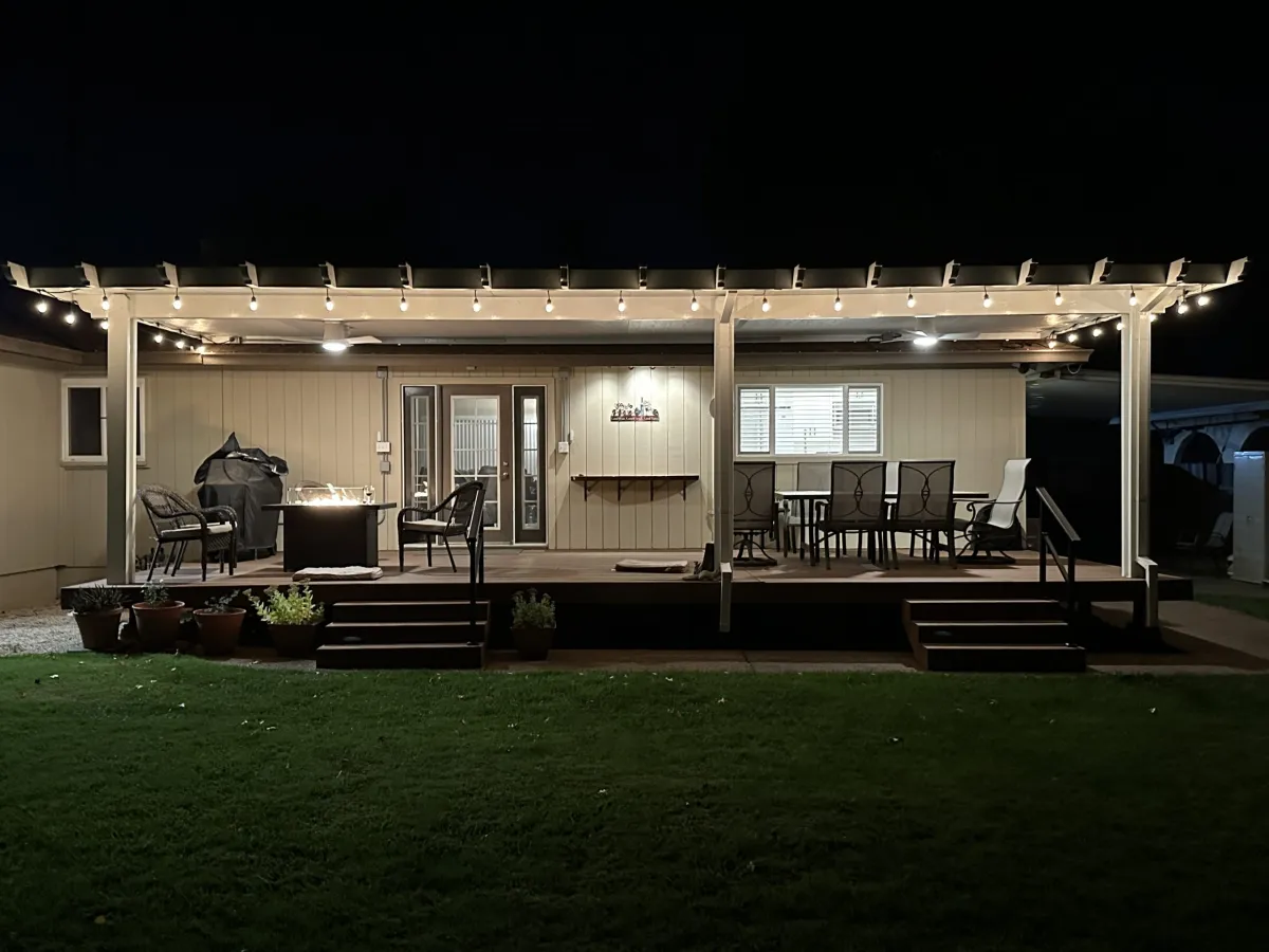 Insulated Patio Roof Panel Installation